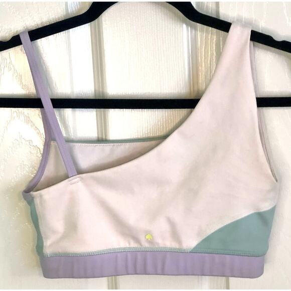 Kate Spade New York Colorblock Spliced Sports Bra Lilac Athleisure Size XS - Picture 5 of 7